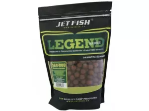 JET FISH Boilie Legend Range SEAFOOD švestka / česnek