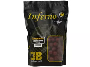 Carp Inferno Rozpustné Boilies Nutra Line Jogurtová Jahoda