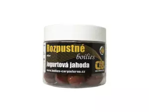 Carp Inferno Rozpustné Boilies Nutra Line Jogurtová Jahoda