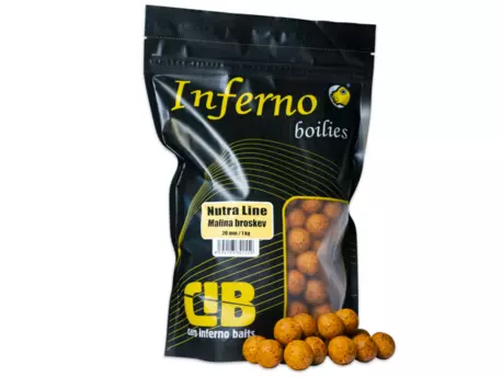 Carp Inferno Boilies Nutra Line - Malina/Broskev