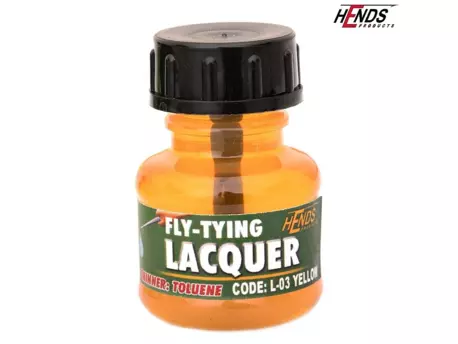 HENDS Lak FLY TYING LACQUER - ŽLUTÁ