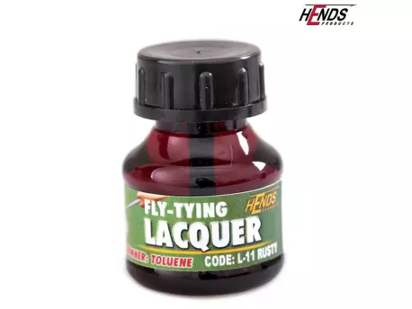 HENDS Lak FLY TYING LACQUER - REZAVÁ