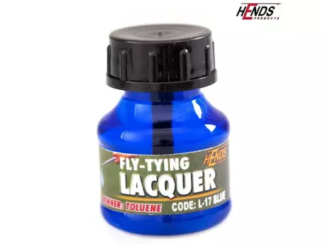 HENDS Lak FLY TYING LACQUER - MODRÁ