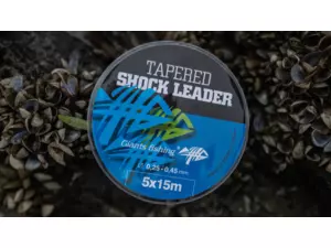 Giants fishing Ujímaný šokový vlasec Tapered Shock Leader 5 x 15 m