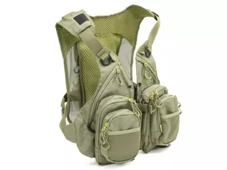 VISION Vesta s batohem Mega Bra Military Green