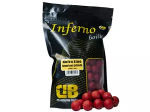 Carp Inferno Boilies Nutra Line - Jogurtová Jahoda