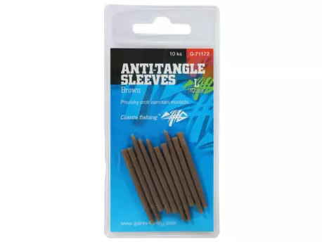 Giants fishing Převleky proti zamotání Anti-Tangle Sleeves Brown Large ( 40mm )/10ks