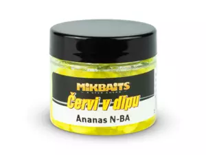 MIKBAITS Červi v dipu 50ml - Ananas N-BA