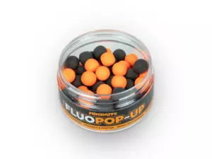 MIKBAITS Mini Plovoucí fluo boilie 100ml - Broskev Pepř 10mm 