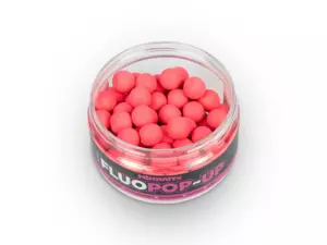 MIKBAITS Mini Plovoucí fluo boilie 100ml - Jahoda 10mm 