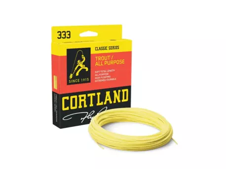 Cortland muškařská šnůra 333 Classic Trout All Purpose Freshwater Yellow