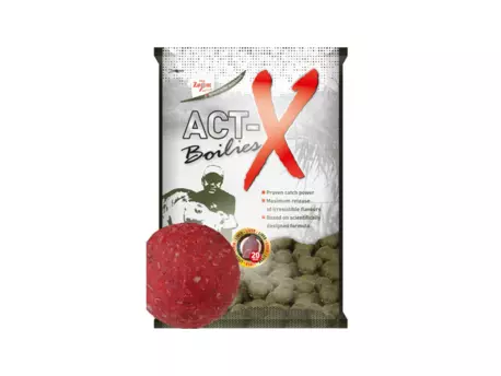 Carp Zoom Act-X Boilies - 800 g/16 mm/Jahoda