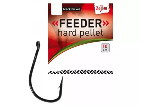 Carp Zoom Háčky Feeder Hard Pellet - 10 ks/vel.10