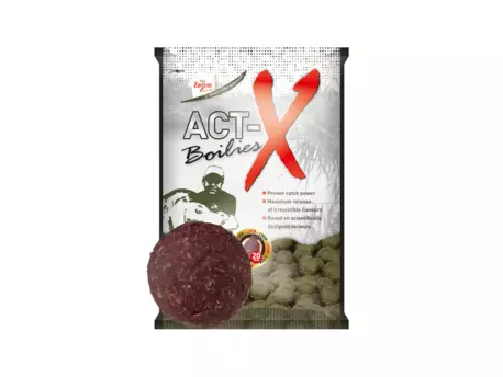 Carp Zoom Act-X Boilies - 800 g/16 mm/Pálivé koření-Česnek