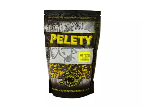 CARP SERVIS VÁCLAVÍK Pelety Fluo Feeder - 700 g/Med-Oliheň