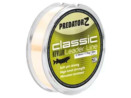 Carp Zoom Šňůra Classic Kevlar Leader Line - 20 m/0,18 mm/7,90 kg