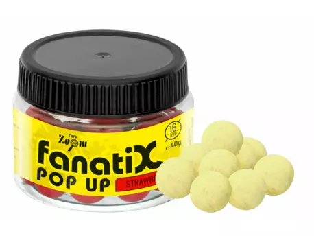 Carp Zoom Fanati-X Pop Up Boilies - 40 g/16 mm/Vanilka