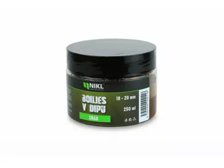 Nikl Boilies v dipu Crab 250g