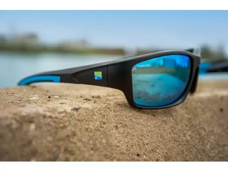 Preston Floater Pro Polarised Sunglasses - Blue Lens AKCE