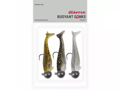 Korum Snapper gumová nástraha Buoyant Gonks 9cm 3ks Natural AKCE