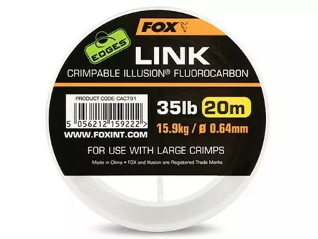 Fox Fluorocarbon Edges Link Illusion Čirý 20 m