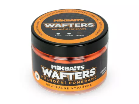 MIKBAITS Wafters vyvážené nástrahy 150ml - Půlnoční pomeranč 16mm