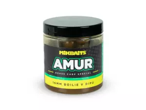 MIKBAITS Amur range - Amur 16mm boilie v dipu 250ml