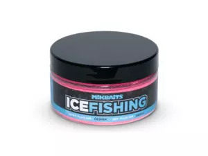 MIKBAITS ICE FISHING pstruh řada - Sypký fluo dip Česnek 100ml