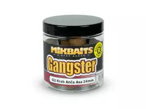 MIKBAITS Gangster boilie rozpustné 250ml - G2 Krab Ančovička Asa 24mm