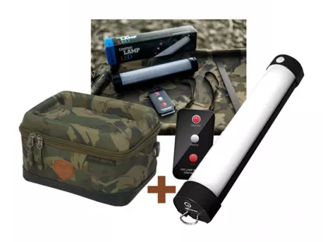 Giants fishing Pouzdro Electronics Eva Table Bag Medium + Světlo Camping Lamp LED Deluxe ZDARMA!