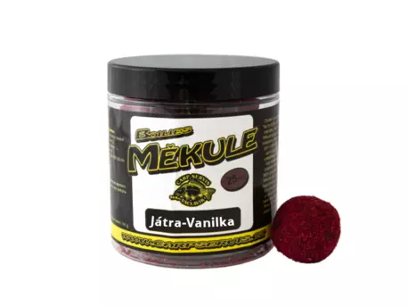 CARP SERVIS VÁCLAVÍK Boilies Měkule - 140 g/25 mm/Játra-Vanilka