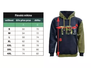 TB Baits Mikina Hexa Camo Hoodie