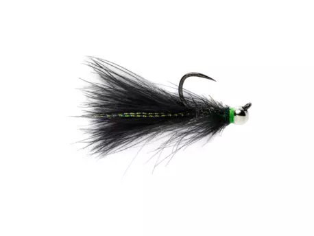 Fuling Mill CDC JIG STREAMER BLACK BARBLESS