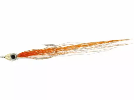 Unique Flies Jiggy Fly Orange/White