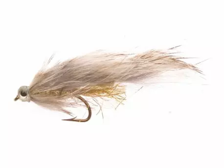 Unique Flies Mini Zonker Grizzly