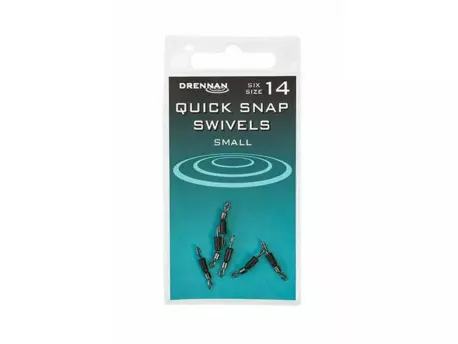 DRENNAN Rychlovýměnný obratlík Quick Snap Swivels vel. 14 VÝPRODEJ