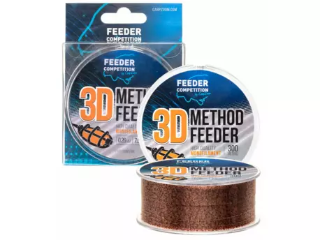 Carp Zoom Vlasec 3D Method Feeder Line - 300 m/0,20 mm/5,4 kg