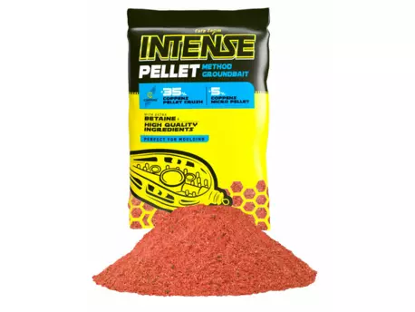 Carp Zoom Intense Pellet Method Groundbait - 800 g/jahoda