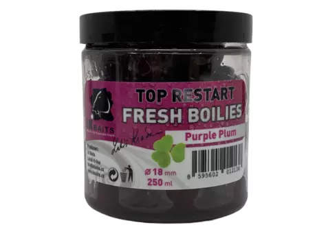 LK Baits Fresh Boilie TopRestart Purple Plum