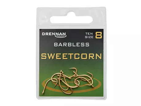 Drennan háčky bez protihrotu Sweetcorn Barbless