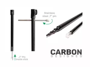 ZFISH Vidlička Carbon Drill Bankstick