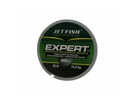 JET FISH Návazcová šňůrka Expert 35lb - 20 m