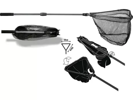 2,10M,1,20M QUANTUM Q-KAJAK LANDING NET 50CM 50CM 8X15MM