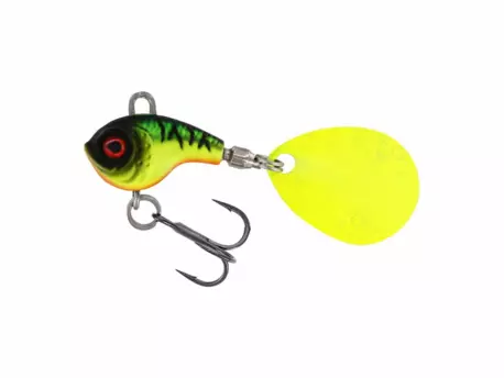 Westin DropBite Tungsten Spin Tail Jig Firetiger 1,6cm 7g