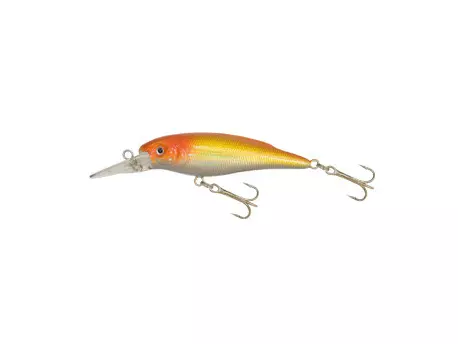 Kamasaki Wobler  Shad Oranžová - Stříbrná 8cm 12gr