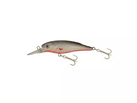 Kamasaki Wobler  Shad Stříbrná - Červená 8cm 12gr