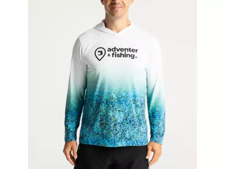 Adventer & fishing Funkční hoodie UV tričko Bluefin Trevally