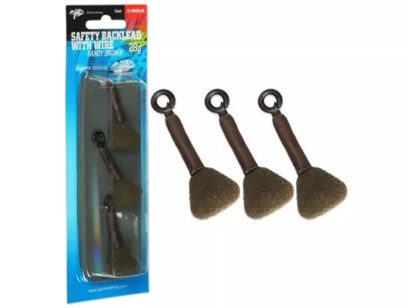 Giants fishing Zátěž Safety Backlead with Wire Sandy Brown(3pc)