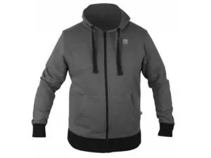 Preston Mikina  Gray Zip Hoodie VÝPRODEJ