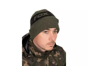 FOX Čepice COLLECTION BEANIE HAT - GREEN & BLACK